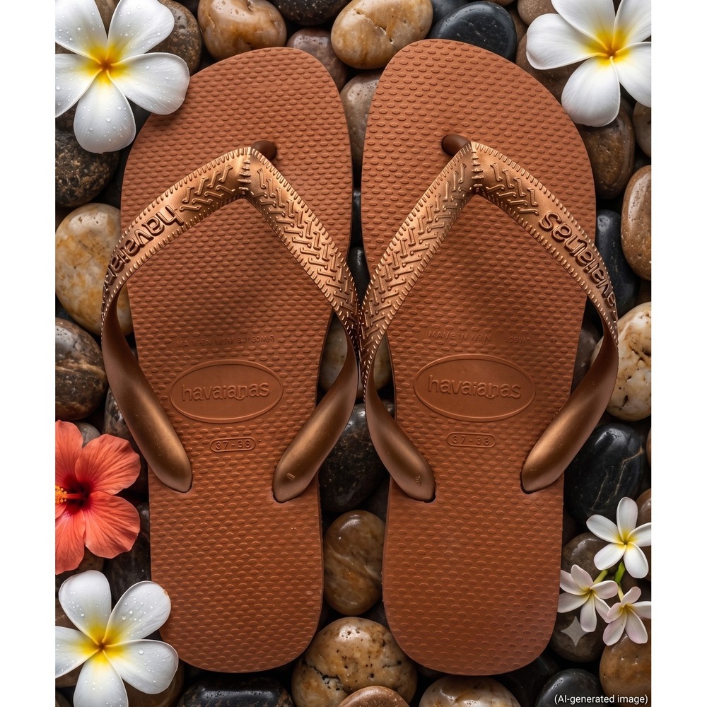 TOPS0005 | W's 7/8 | Havaianas TOP METALLIC flip flops / sandals